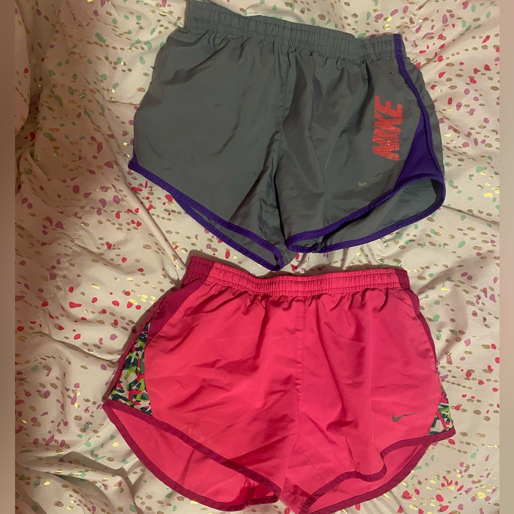 2 Nike kids sport shorts